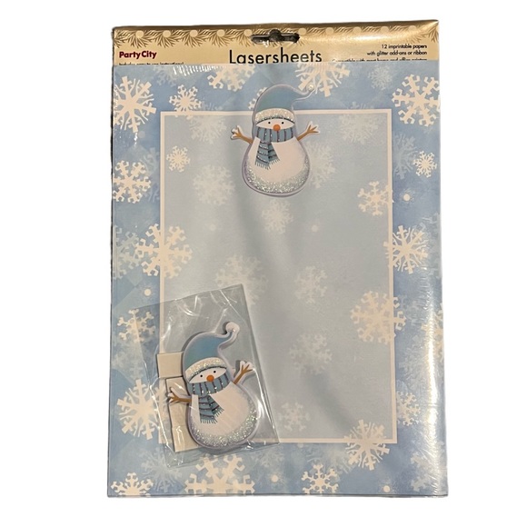 Snowman Lasersheets Printable Paper - Picture 2 of 8